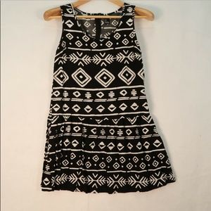 Black White Sheath Sleeveless Summer Night
